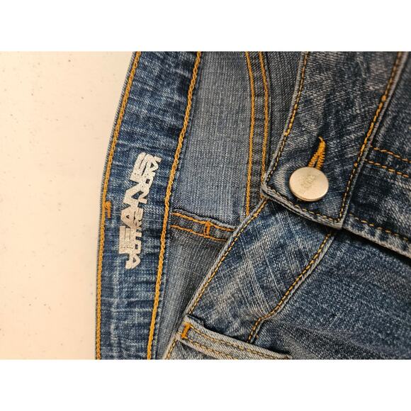 Jeans Votre Nom Womens Button Closer Blue Mid Rise Balt Loop Casual Jean Size 16 - Picture 5 of 6